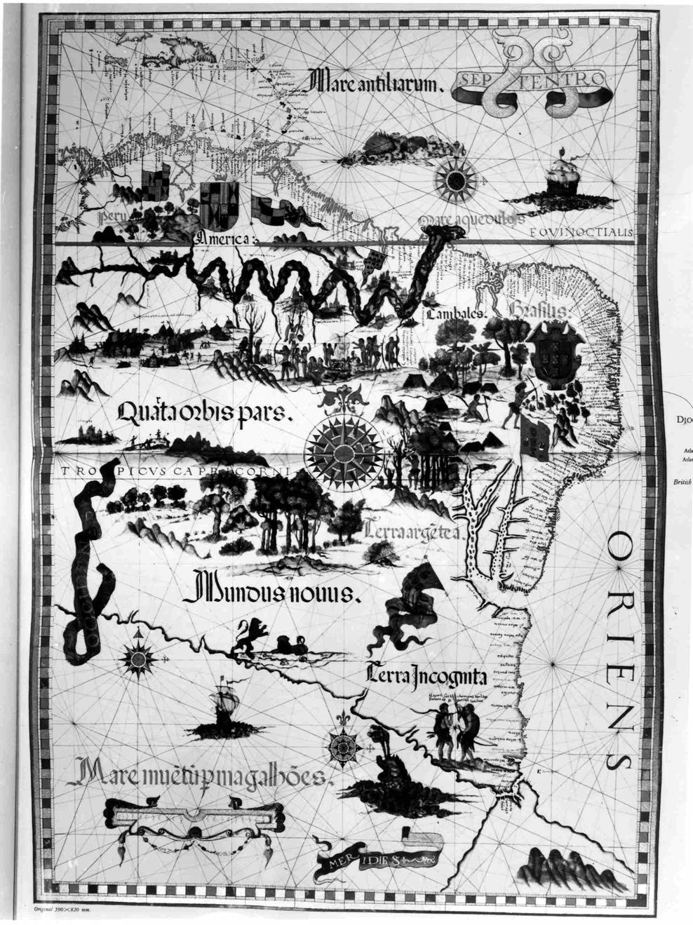 Mapa do Brasil de Diogo Homem
