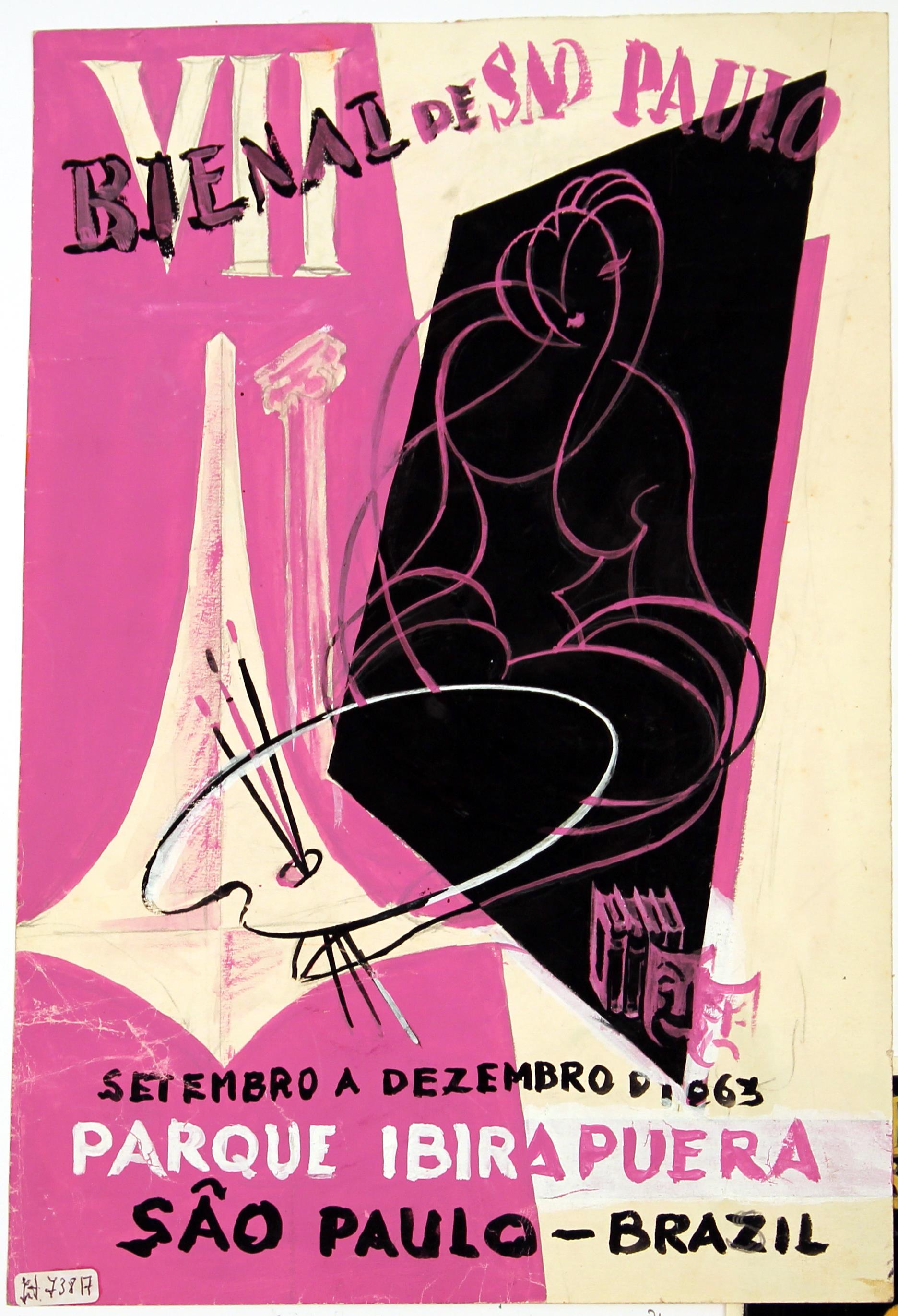 VII Bienal de São Paulo : Setembro a Dezembro de 1963 : Parque Ibirapuera : São Paulo : Brasil : estudo