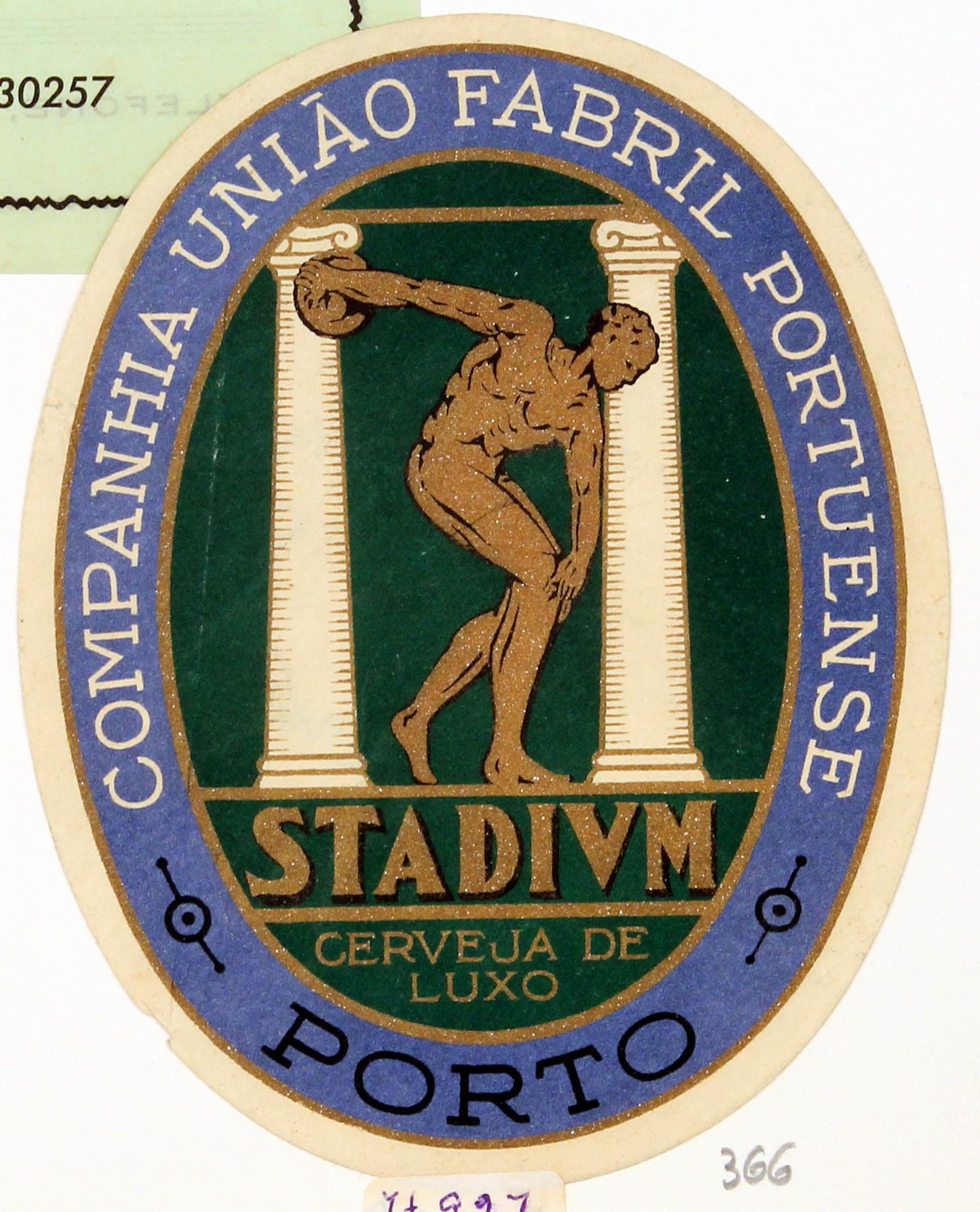 Stadium : cerveja de Luxo : Companhia União Fabril Portuense