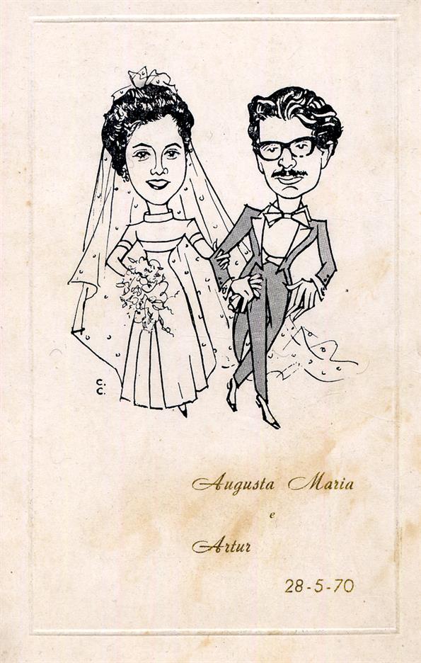 [Recordação : casamento de Augusta Maria e Artur]