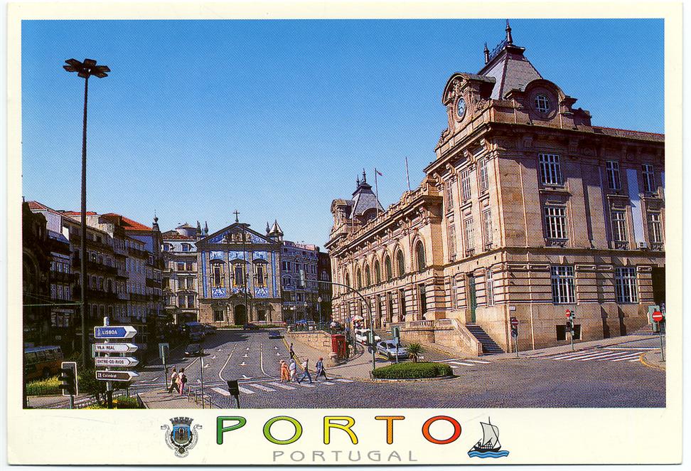 Porto : estação ferroviária de São Bento e Igreja dos Congregados