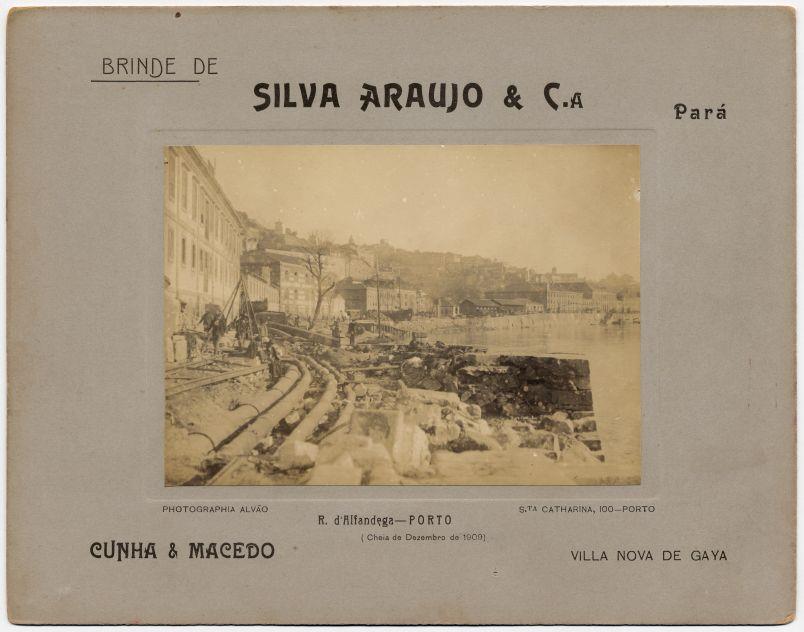 Cheia de Dezembro de 1909 : Rua da Alfandega : Porto