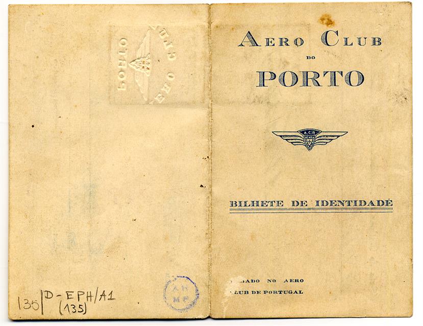 Aero Club do Porto : bilhete de identidade