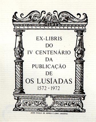 Ex-libris do IV centenário da publicação de Os Lusíadas, 1572-1972