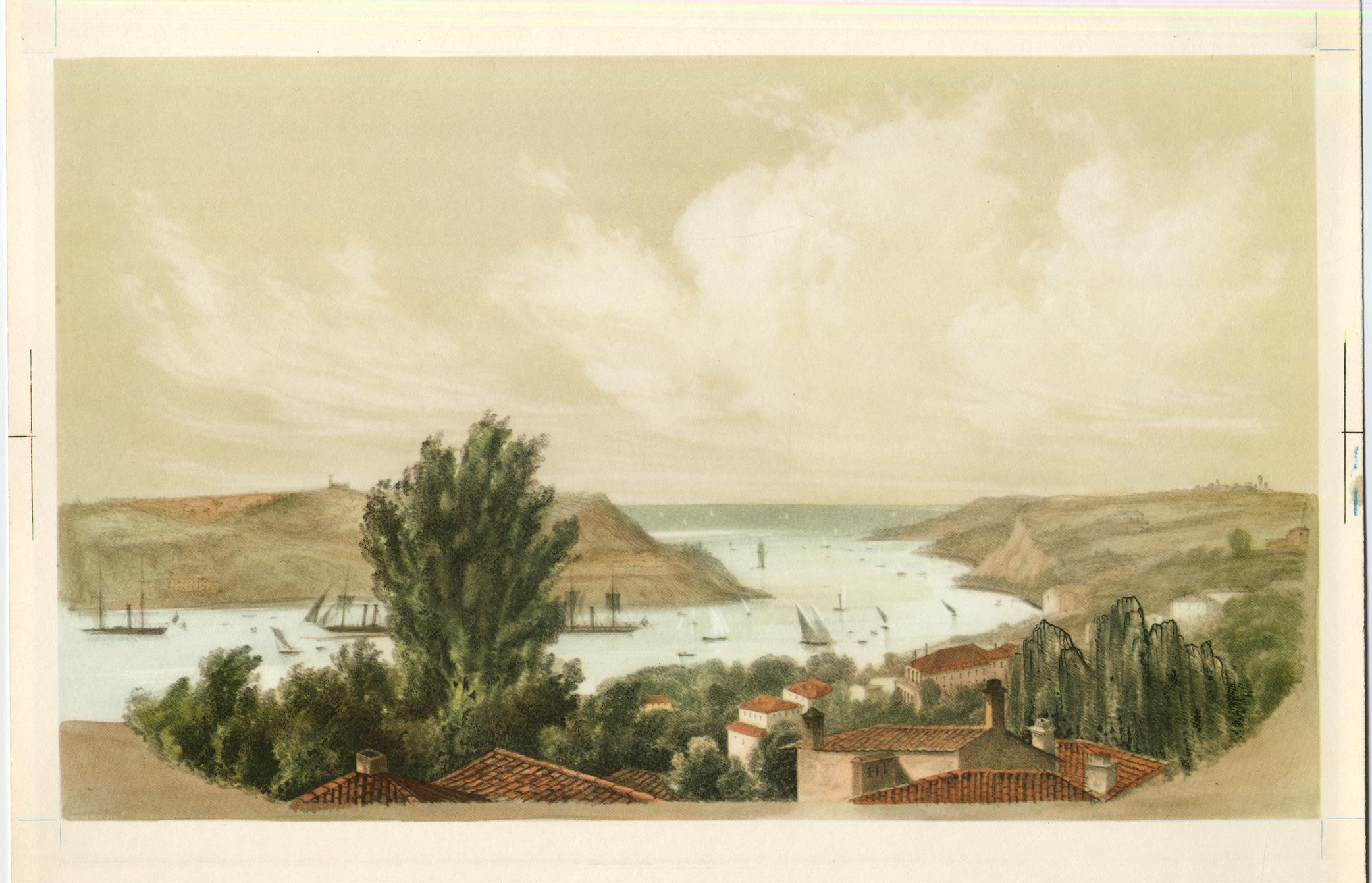 Vista do quarto do Rei Carlos Alberto : 1849