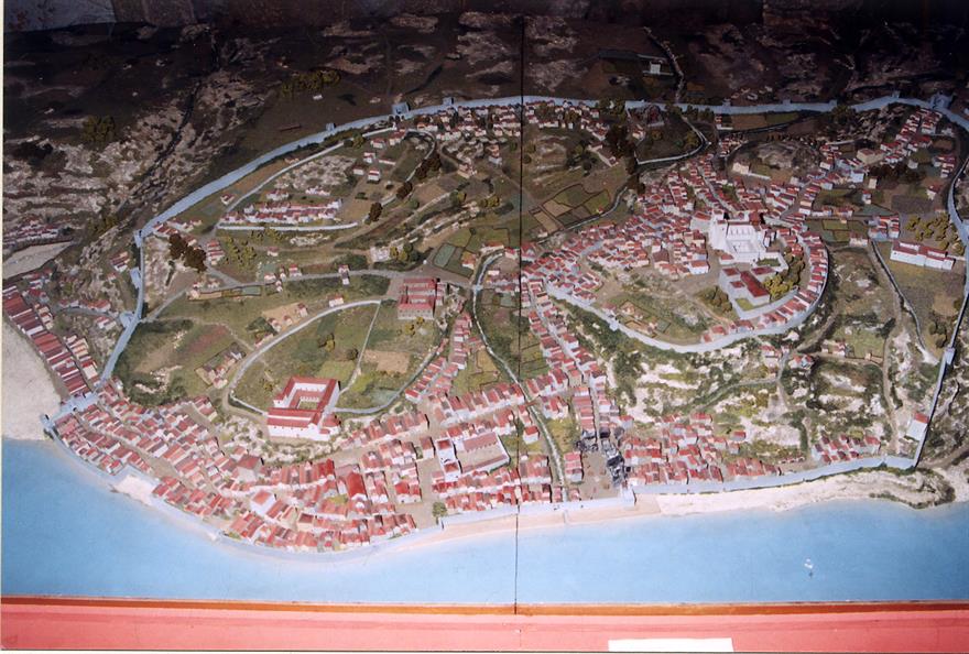Maqueta do Porto medieval : aspecto geral