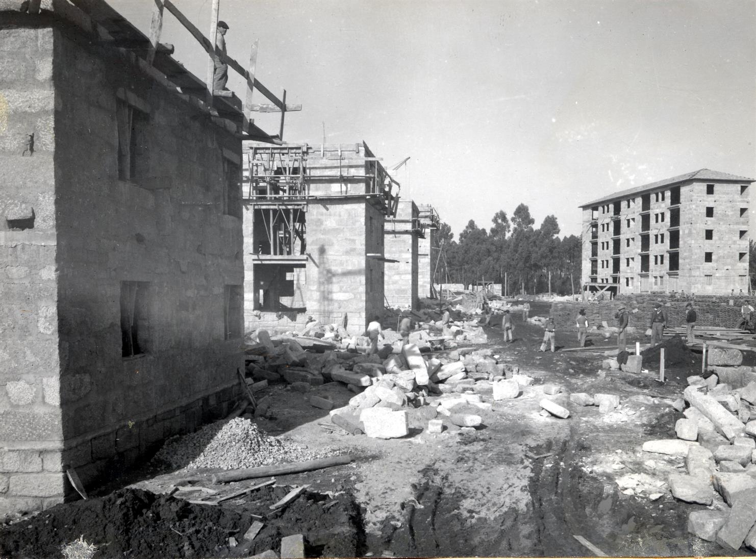 Bairro da Fonte da Moura : construção : 1961