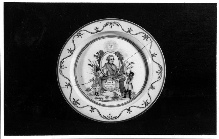 Exposição de cerâmica portuense : séculos XVIII e XIX : prato