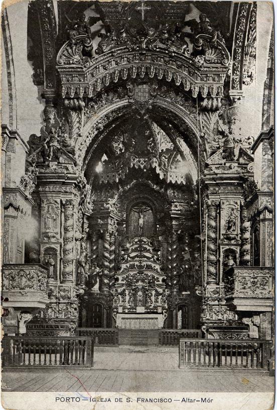 Porto : Igreja de São Francisco : altar-mór