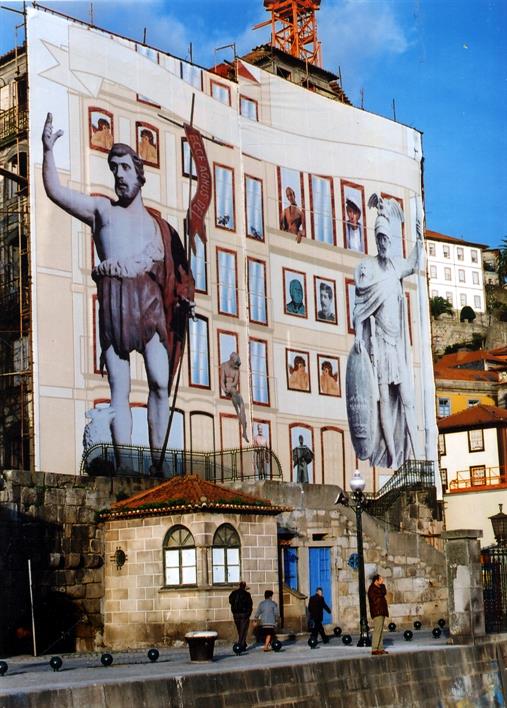 Muro dos Bacalhoeiros : painel do Mestre José Rodrigues