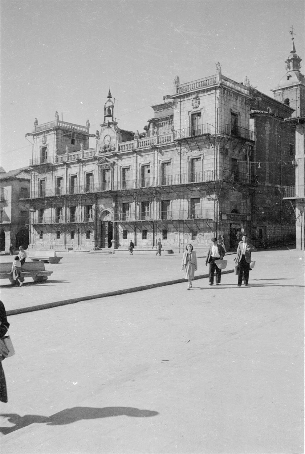 [Leão : Espanha : Ayuntamiento na Praça Maior]