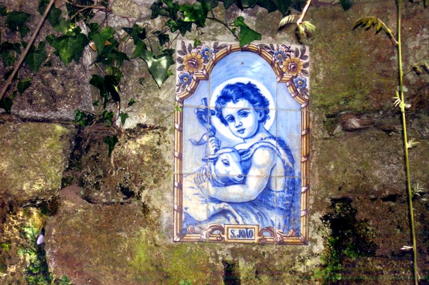 Visita a Campanhã : imagem de São João na Casa de Vilar de Allen
