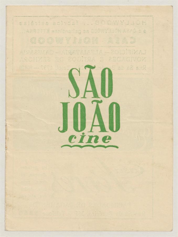 São João Cine : programa