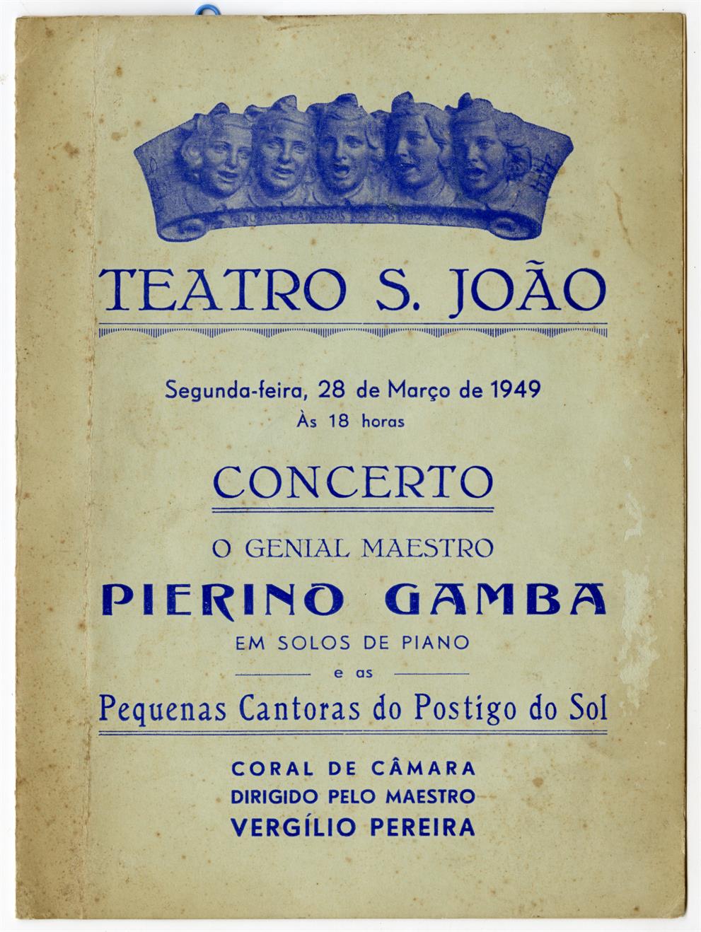Teatro São João: concerto : o genial maestro Pierino Gamba ()
