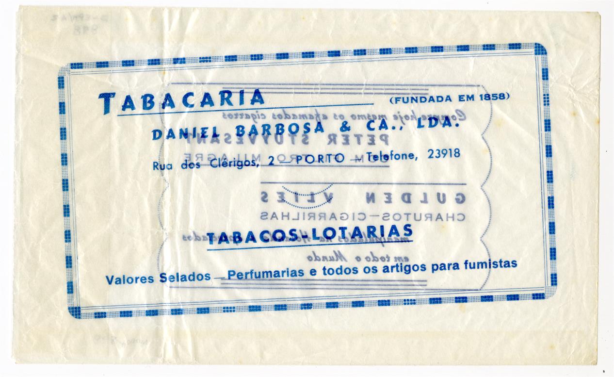 Tabacaria Daniel Barbosa e Companhia, Limitada : fundada em 1858
