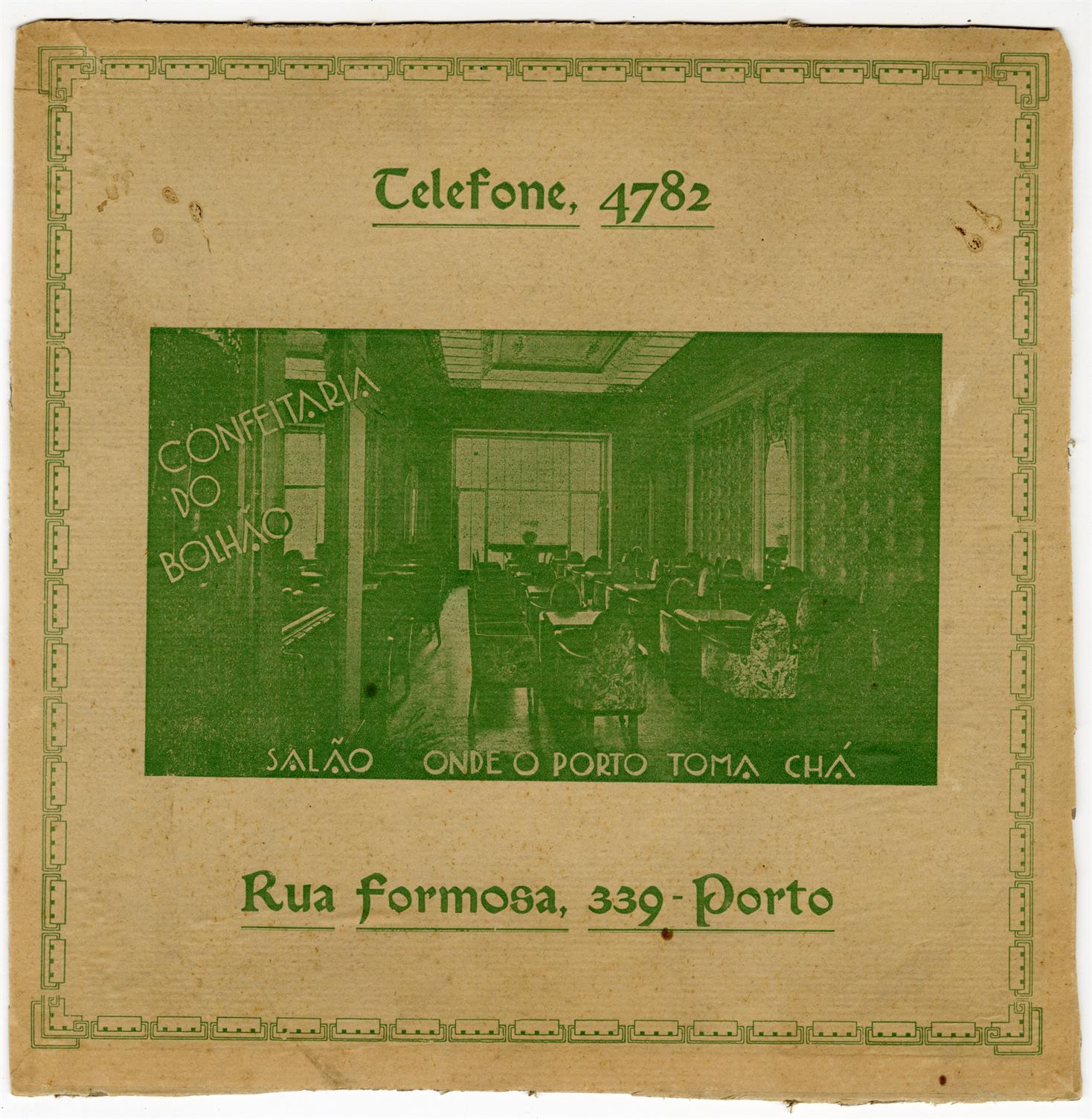 Confeitaria do Bolhão, salão onde o Porto toma chá
