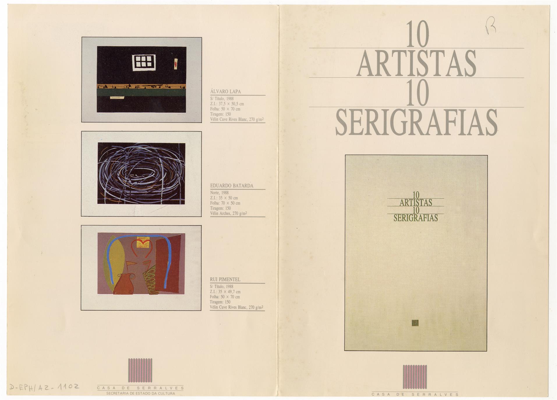 10 artistas, 10 serigrafias