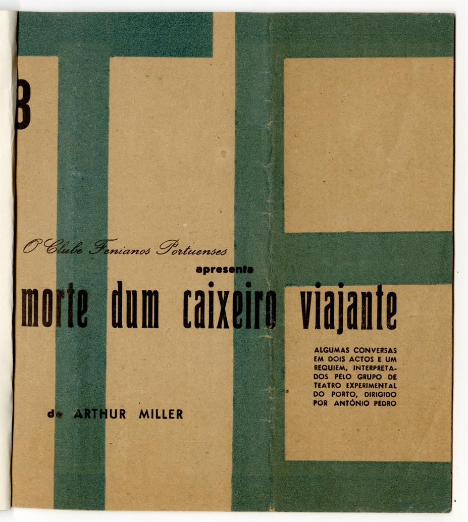 O Clube Fenianos Portuenses apresenta Morte dum Caixeiro Viajante de Arthur Miller