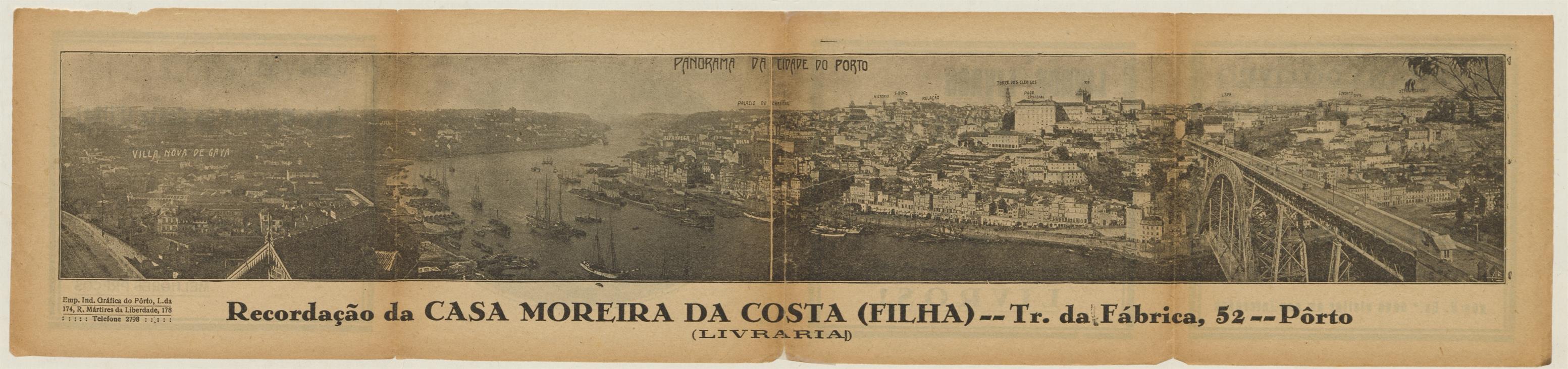 Panorama da cidade do Porto : recordação da Casa Moreira da Costa (Filha)