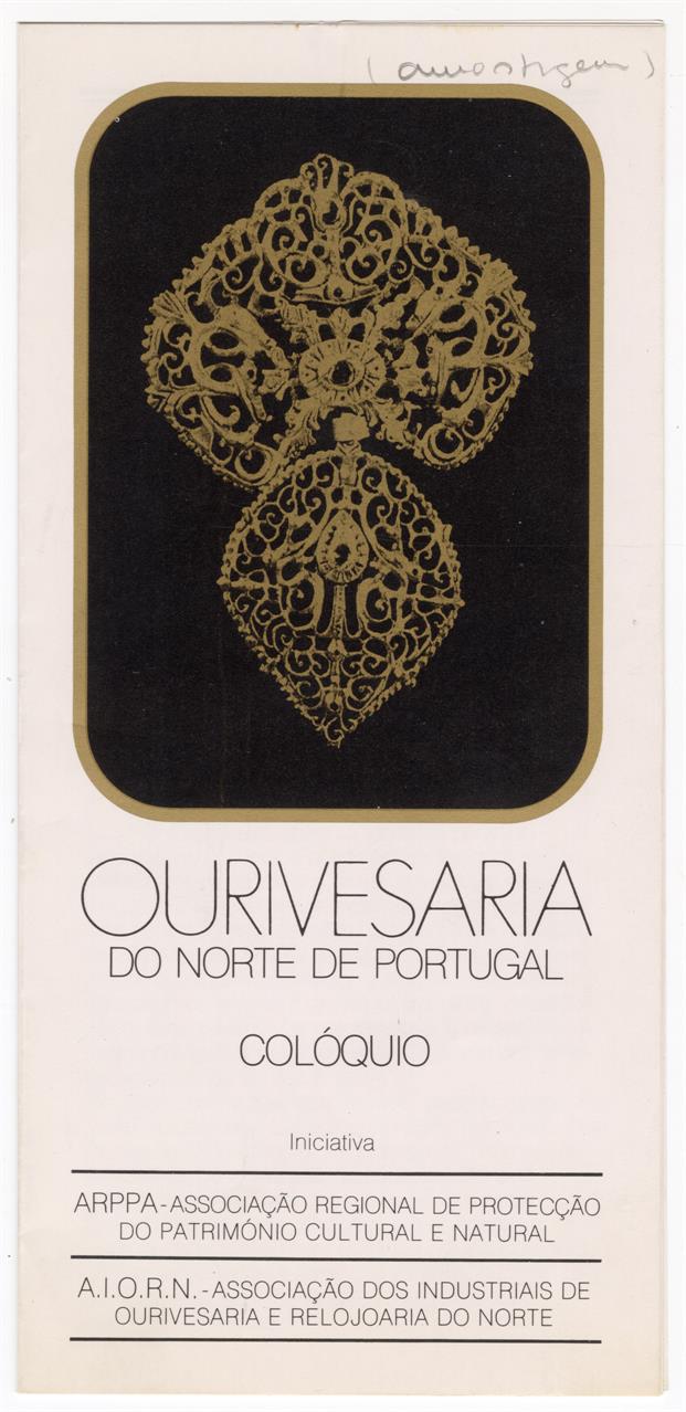 Ourivesaria do Norte de Portugal : colóquio