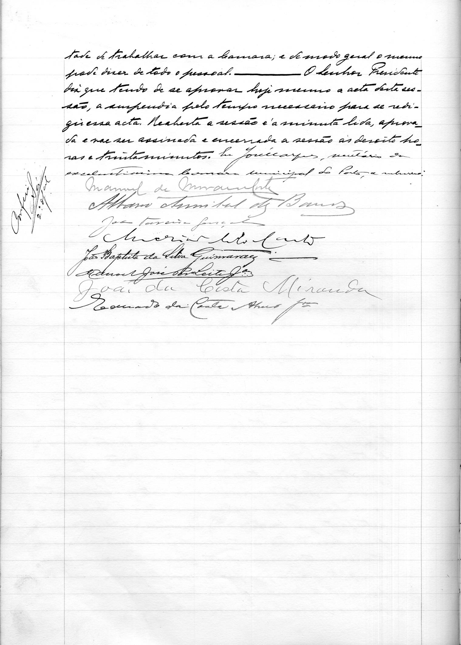 Acta de Vereação: 1913-12-31