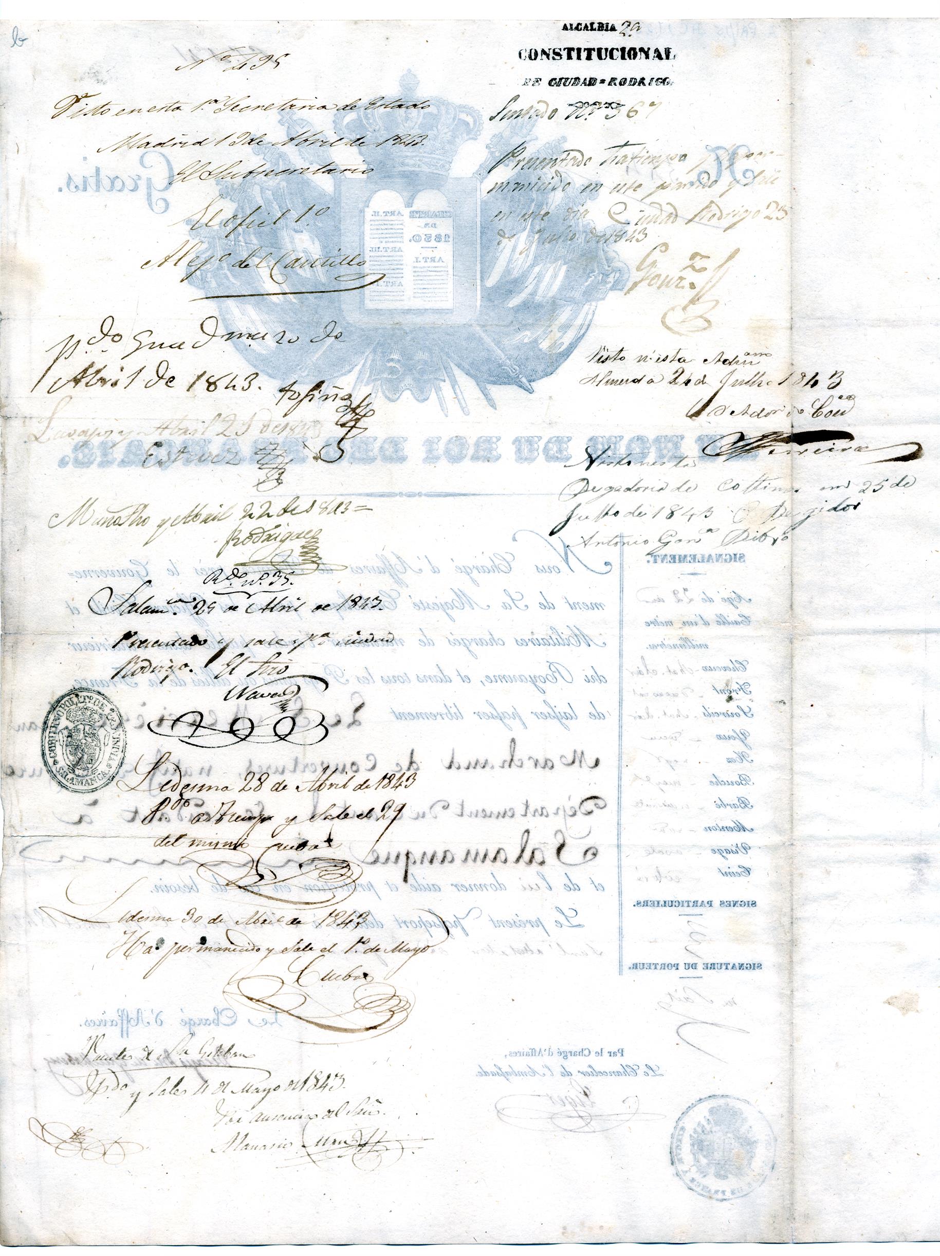 Passaporte de Jean Mercière