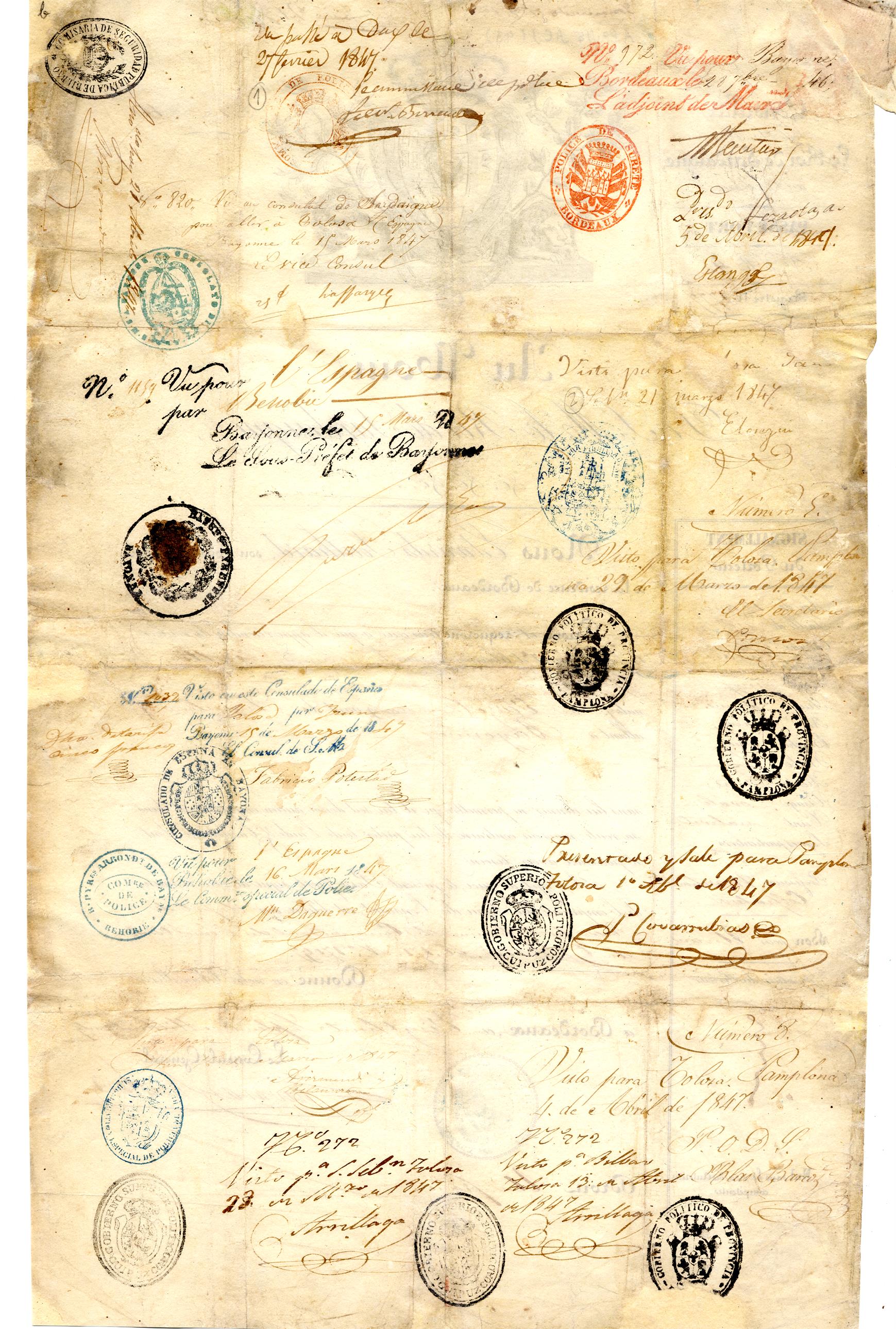 Passaporte de Giorgio Piretti