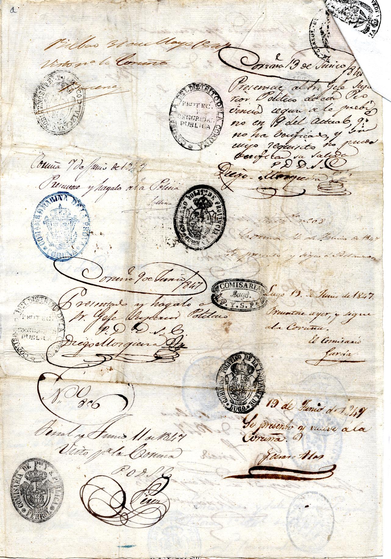 Passaporte de Giorgio Piretti