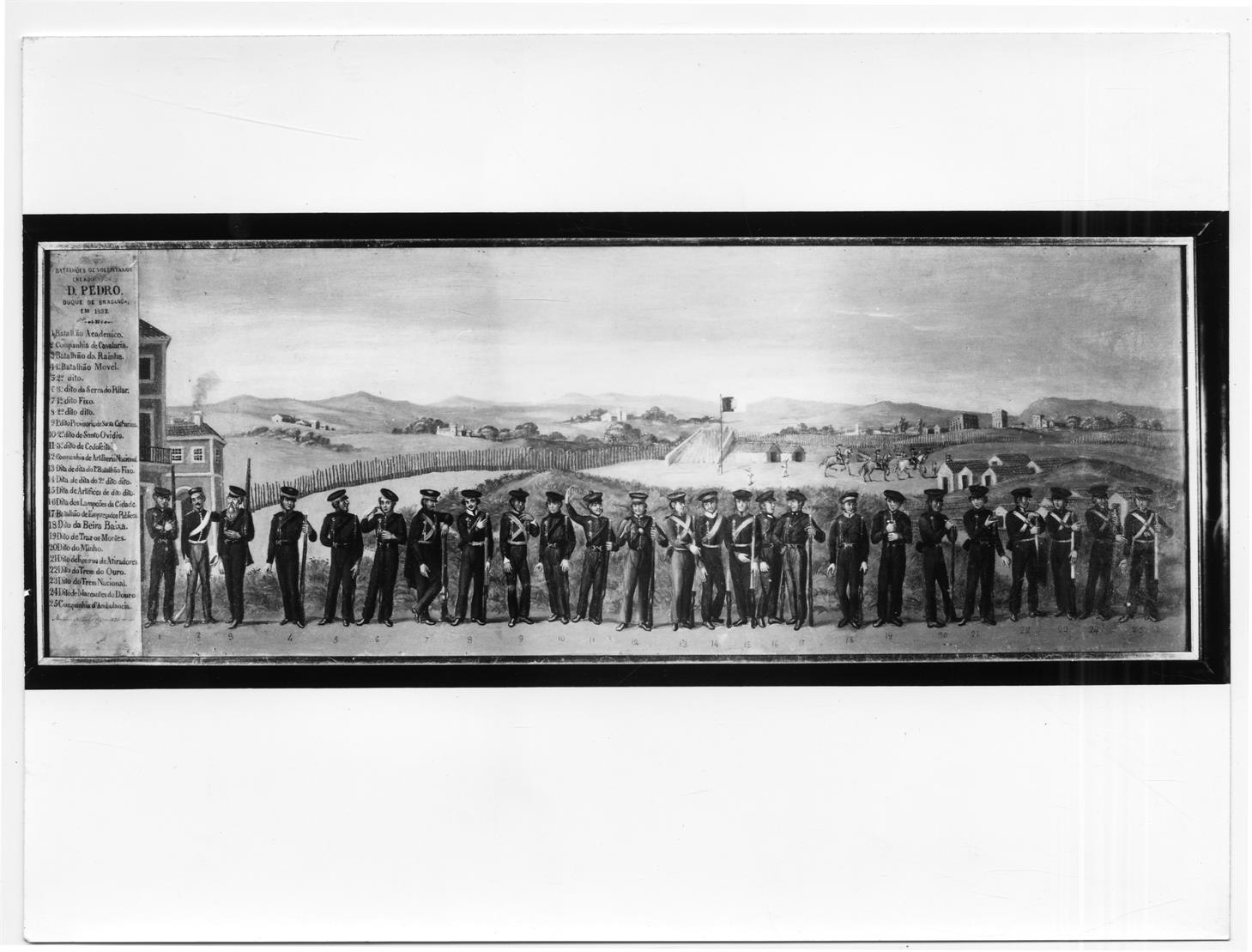 O cerco do Porto : exposição comemorativa do 150º aniversário : batalhões de voluntários criados por D. Pedro Duque de Bragança, em 1832