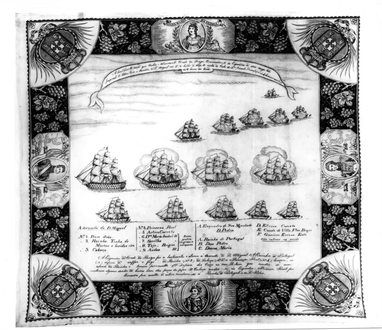 O cerco do Porto : exposição comemorativa do 150º aniversário : lenço comemorativo