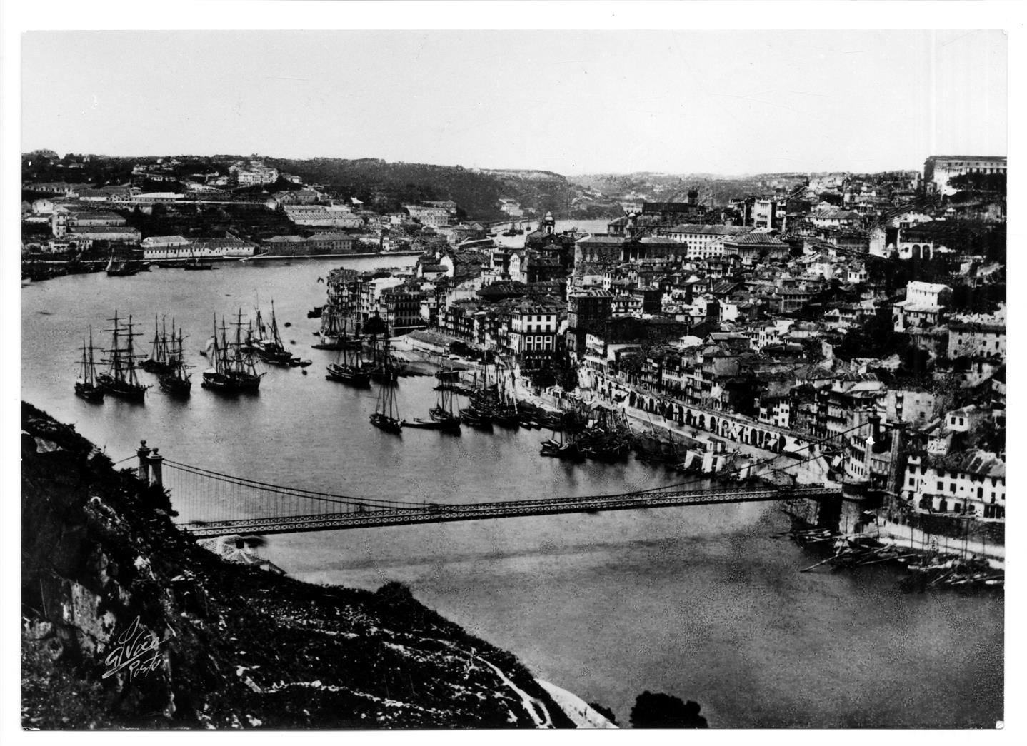 Porto - Gaia : as travessias do Rio Douro : ponte Pênsil