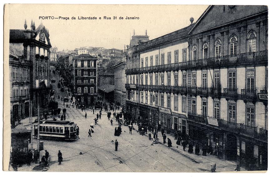 Porto: Praça da Liberdade e Rua 31 de Janeiro