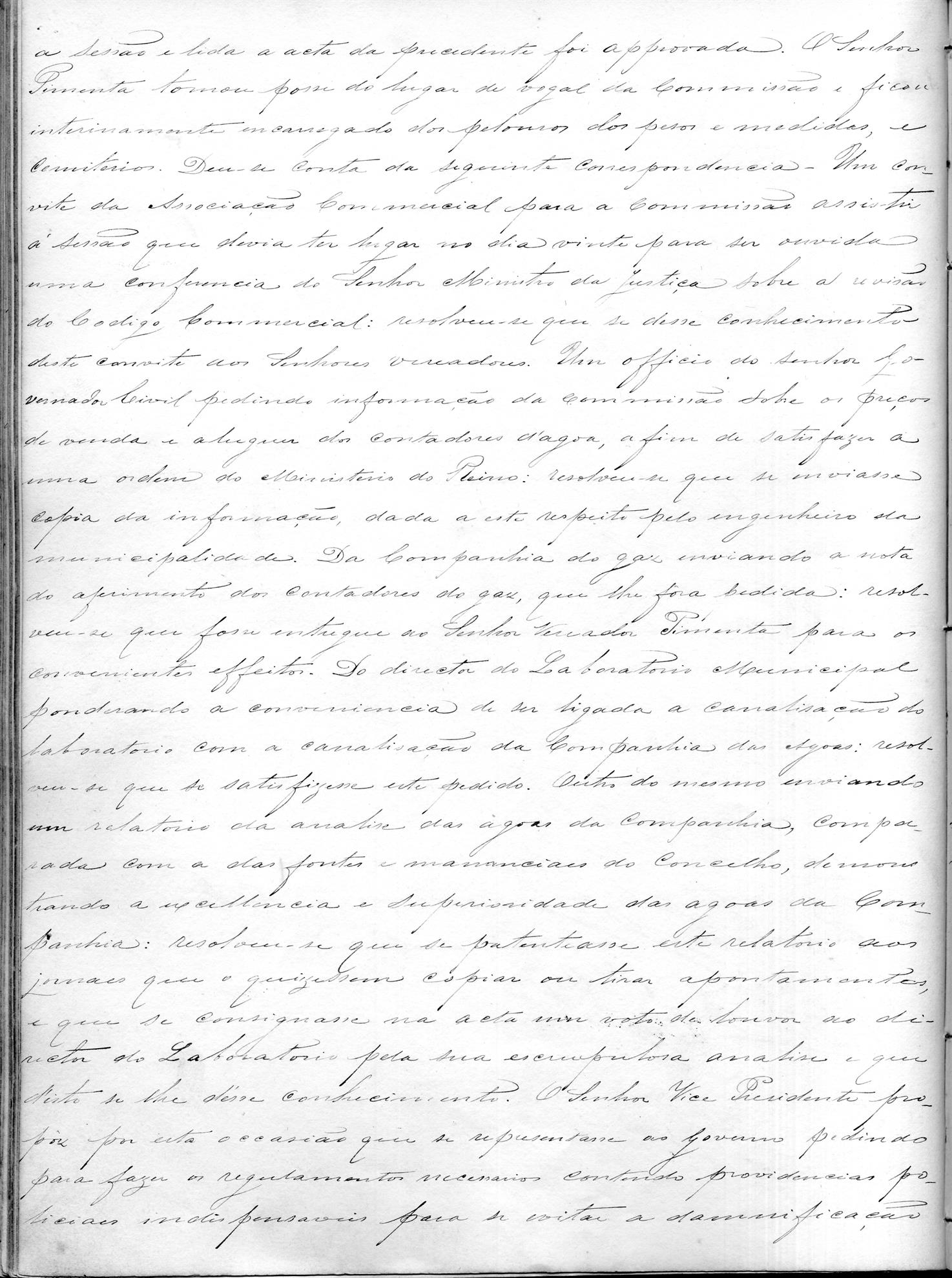 Acta da Comissão Executiva: 1887-04-19