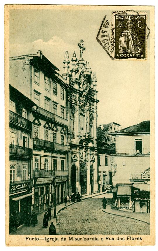 Porto : Igreja da Misericórdia e Rua das Flores