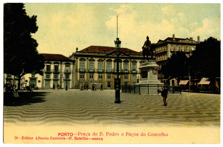 Porto: Praça de Dom Pedro e Paços do Concelho