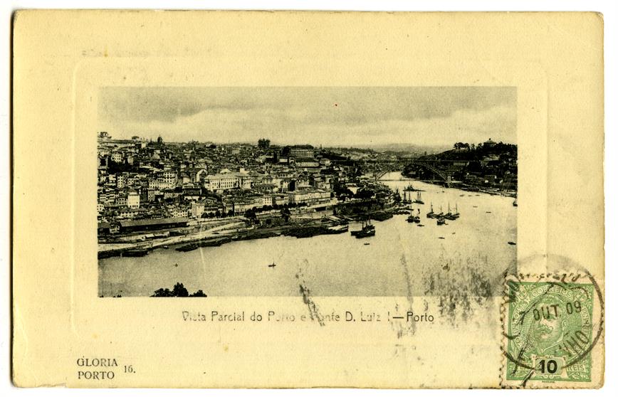 Vista parcial do Porto e Ponte Dom Luís I : Porto