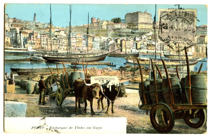 Porto : embarque de vinho em Gaia