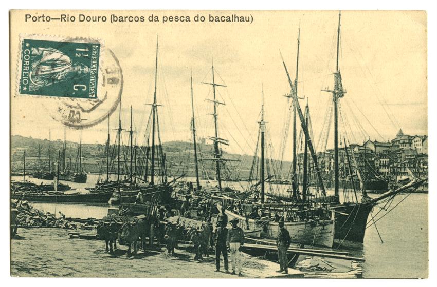 Porto : Rio Douro :barcos da pesca do bacalhau