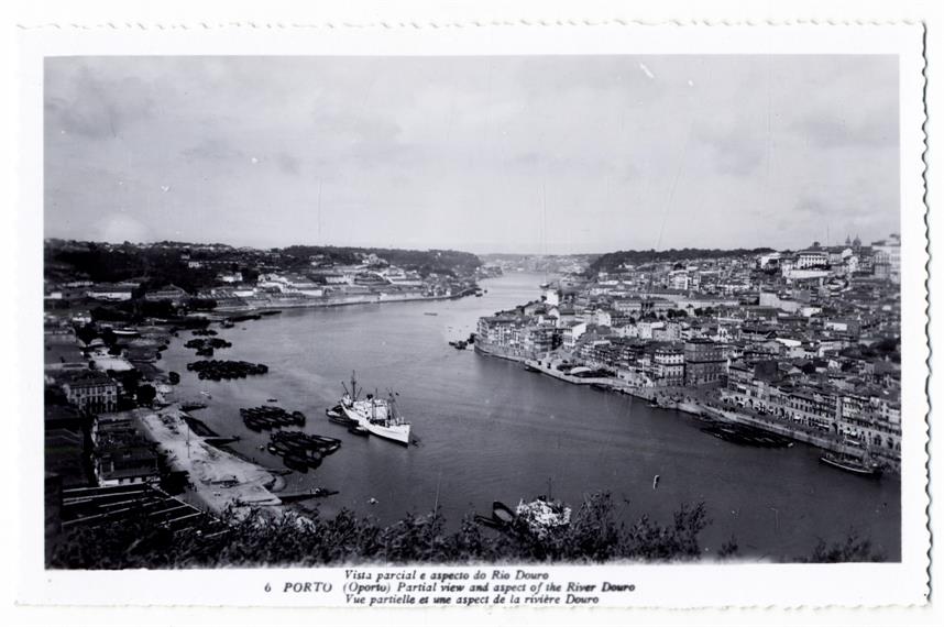 Vista parcial e aspecto do Rio Douro