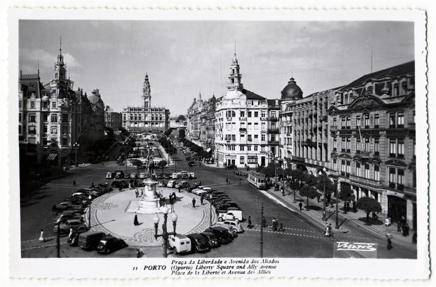 Praça da Liberdade e Avenida dos Aliados