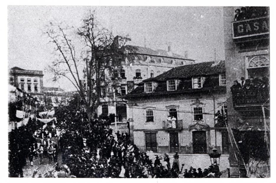 Rua das Carmelitas : Carnaval de 1905