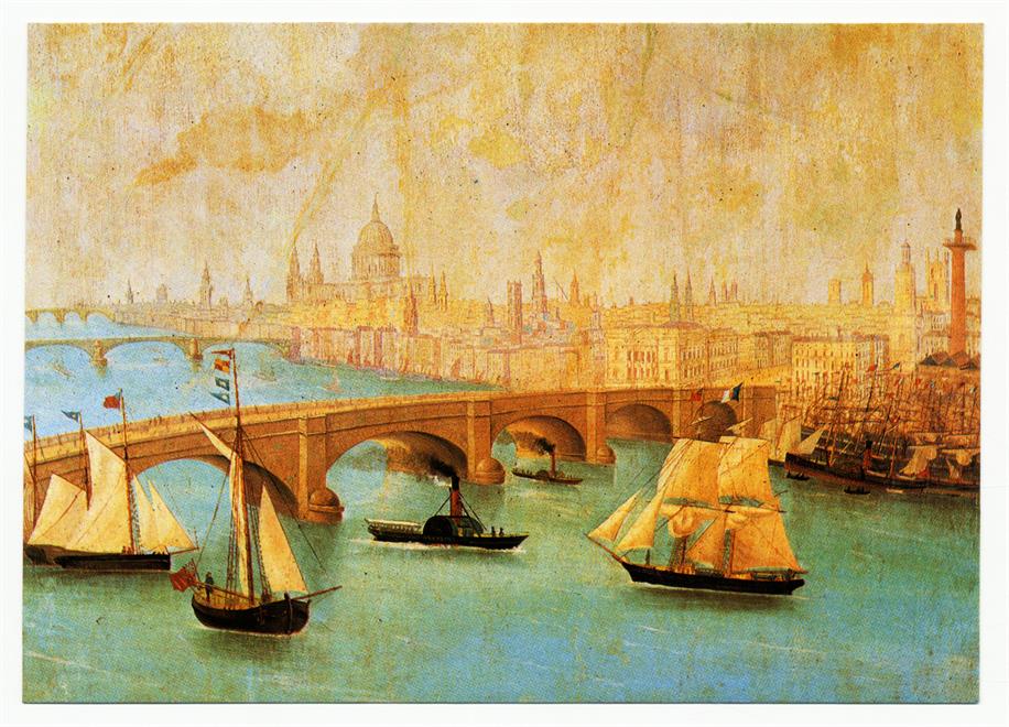 Museu Romântico da Quinta da Macieirinha : Porto : Sala de Bilhar : vista do porto de Londres : estuque pintado : Séc. XIX. (1878)