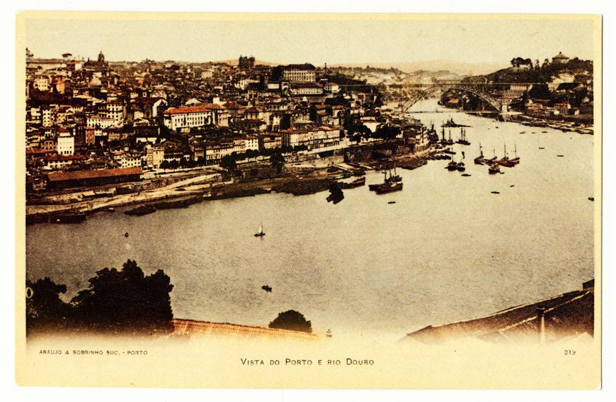O Porto de outros tempos : imagens ligadas ao 31 de Janeiro : vista do Porto e Rio Douro