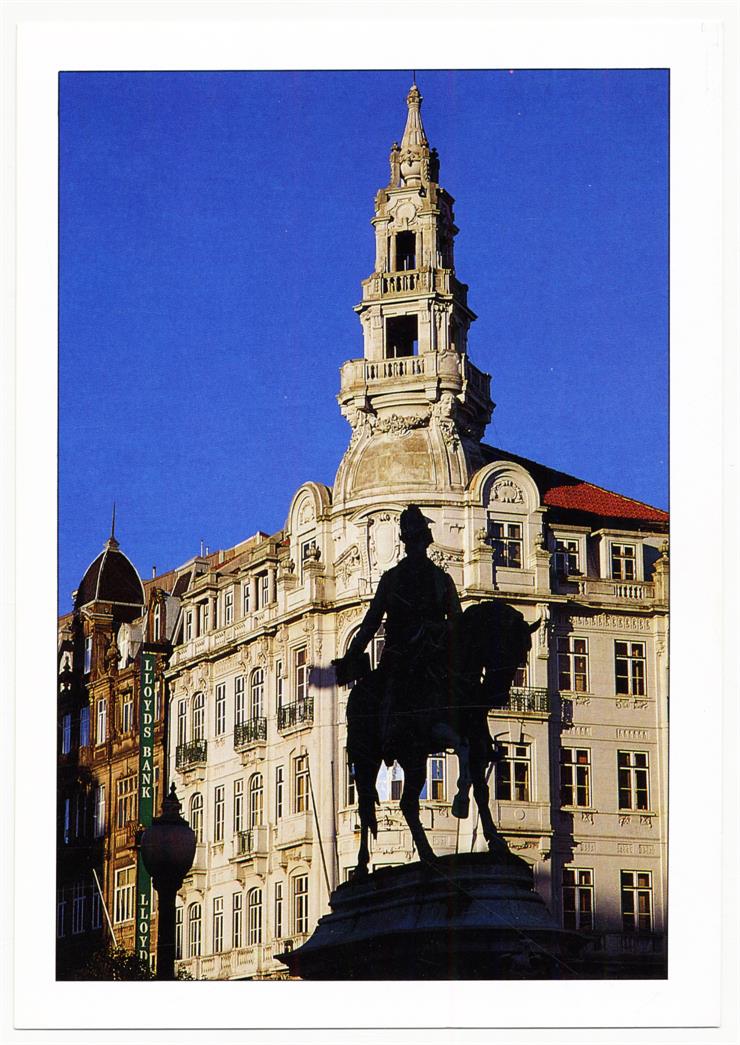 Porto : Estátua de Dom Pedro IV na Praça da Liberdade