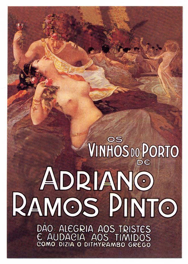 Os Vinhos do Porto de Adriano Ramos Pinto dão alegria aos tristes e audácia aos tímidos, como dizia o dithyrambo grego
