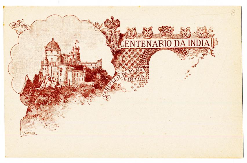 Centenário da Índia : Castelo da Pena : Cintra : Timor Carte Postale