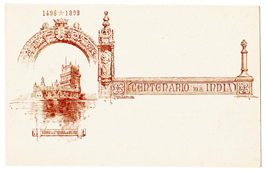 Centenário da Índia : Torre de Belém : África Carte Postale