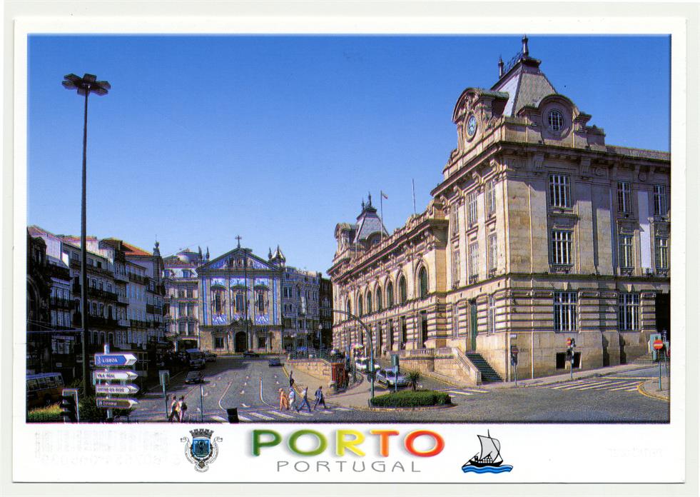 Porto : Estação Ferroviária de São Bento e Igreja dos Congregados : Costa Verde. Portugal