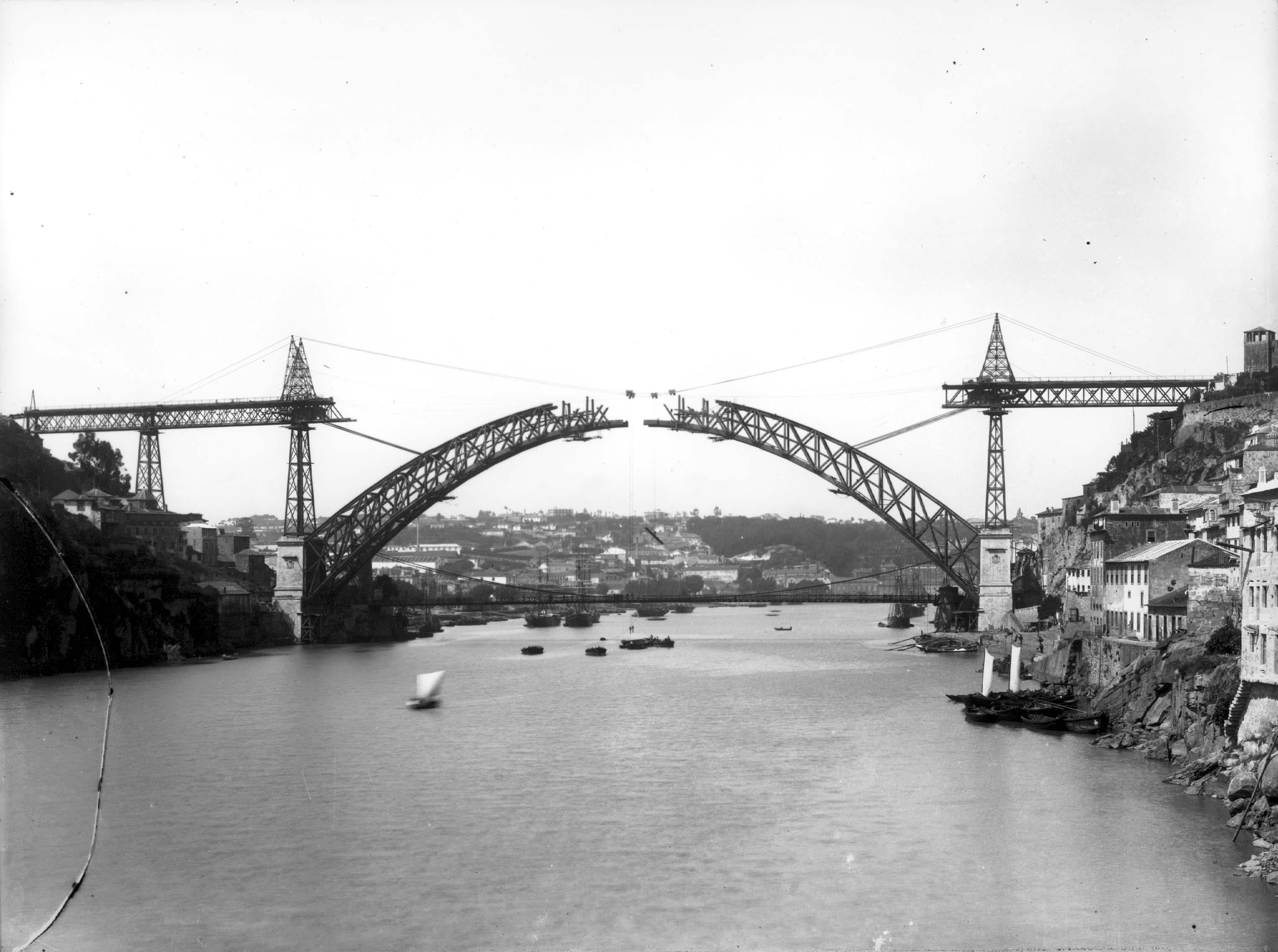 Construção da Ponte Luís I