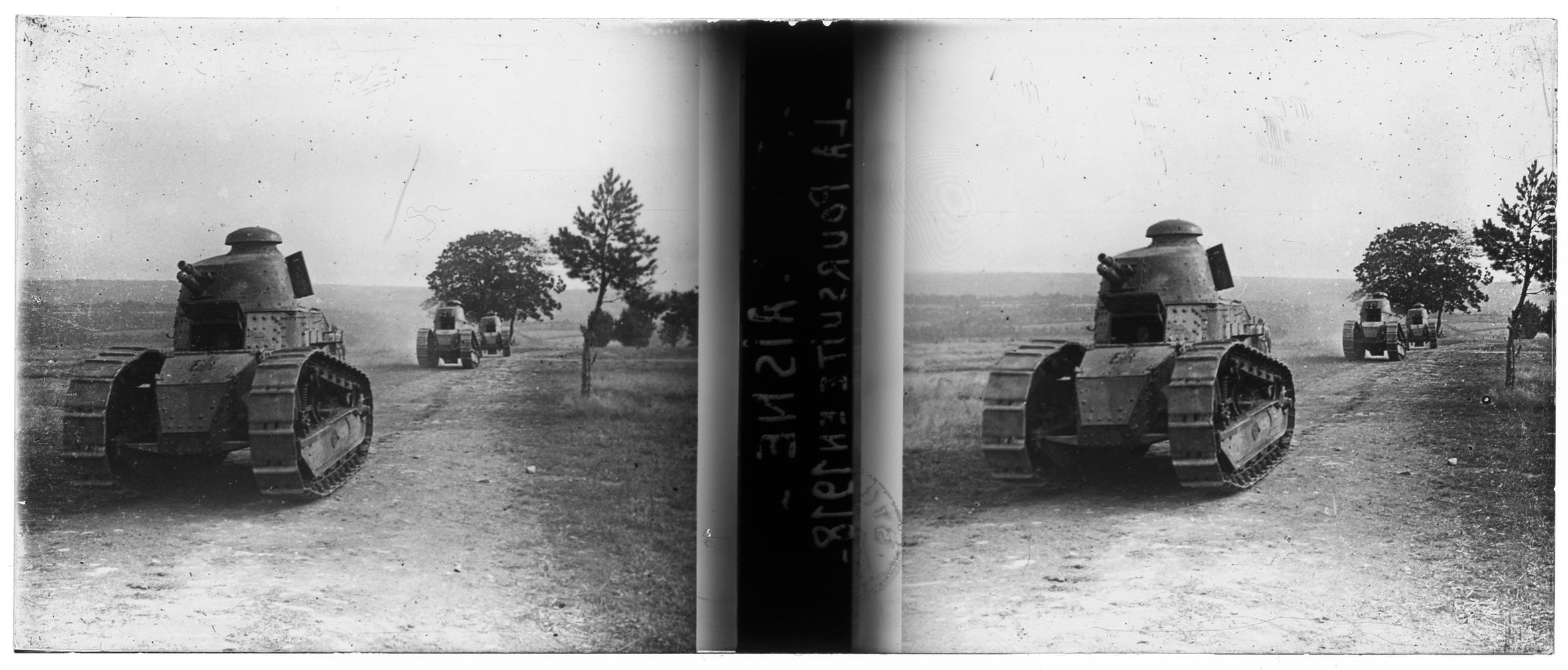 Aisne : la poursuite en 1918